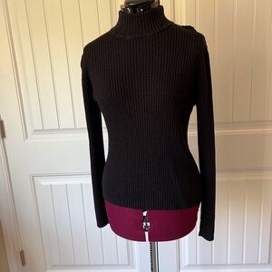 Black mock turtleneck